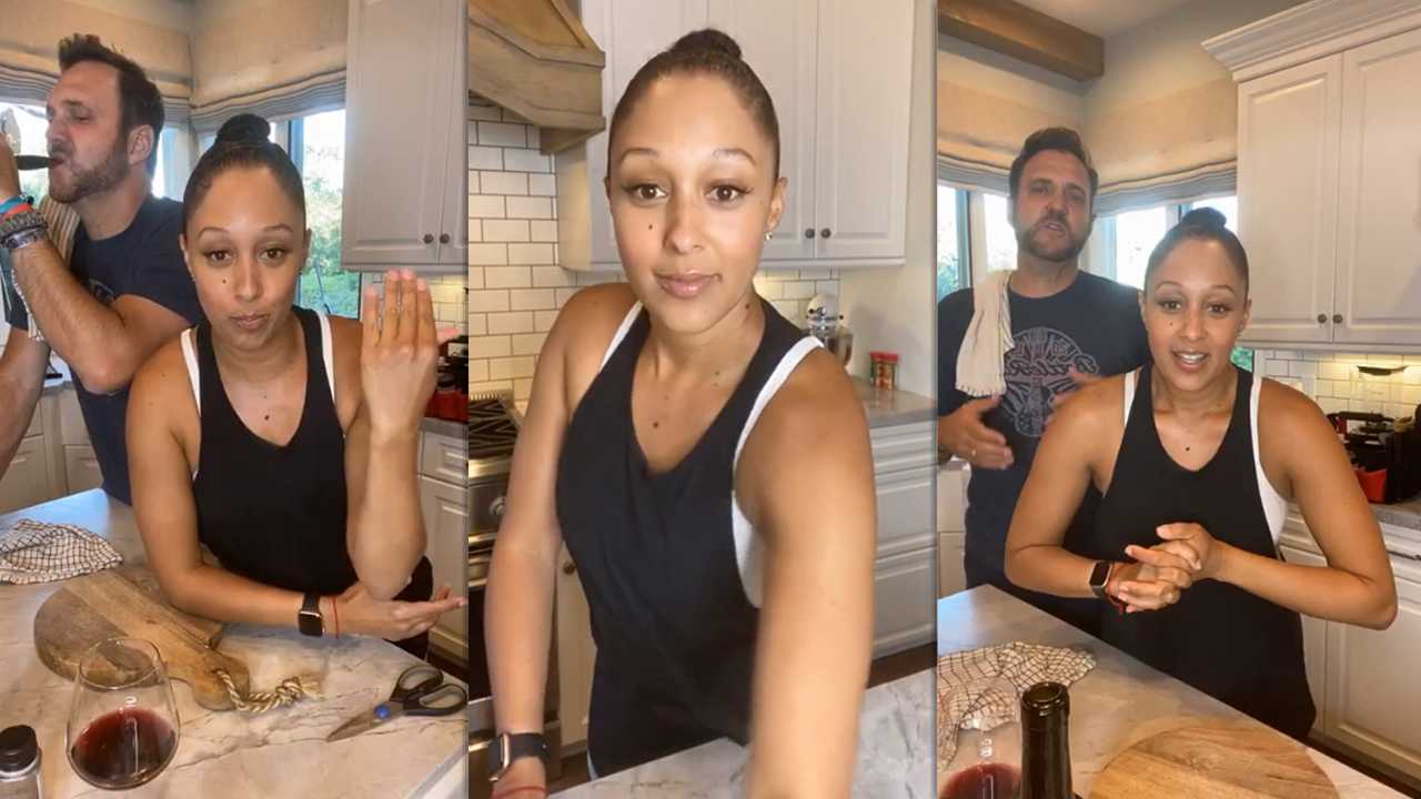 Tamera Mowry's Instagram Live Stream from May 4th 2020.