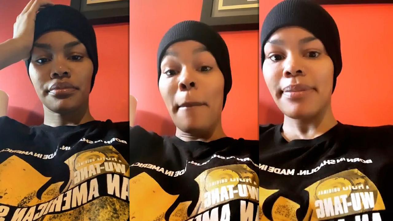 Teyana Taylor's Instagram Live Stream from May 15th 2020.