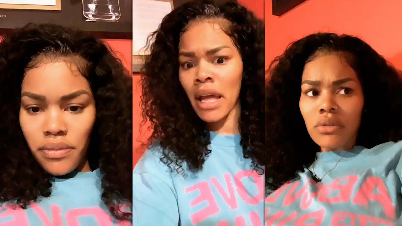 Teyana Taylor's Instagram Live Stream from May 16th 2020.