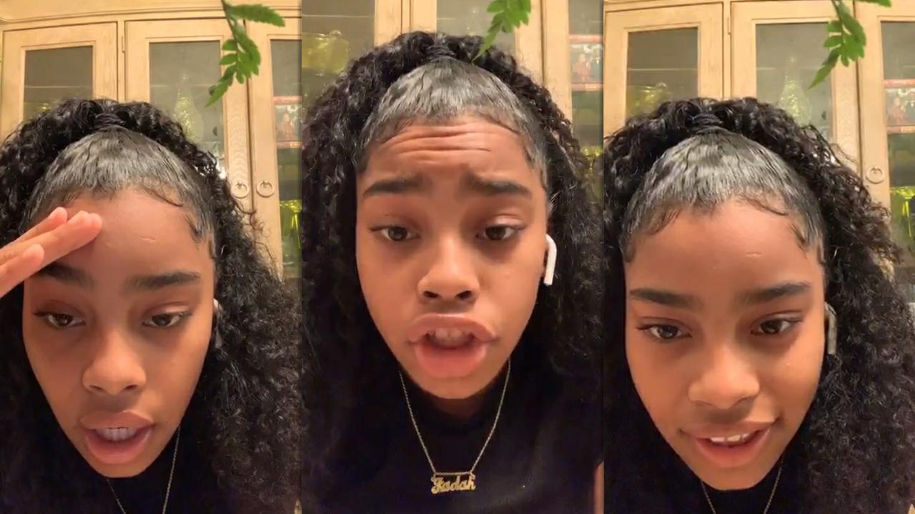 Jadah Marie's Instagram Live Stream from May 10th 2020.