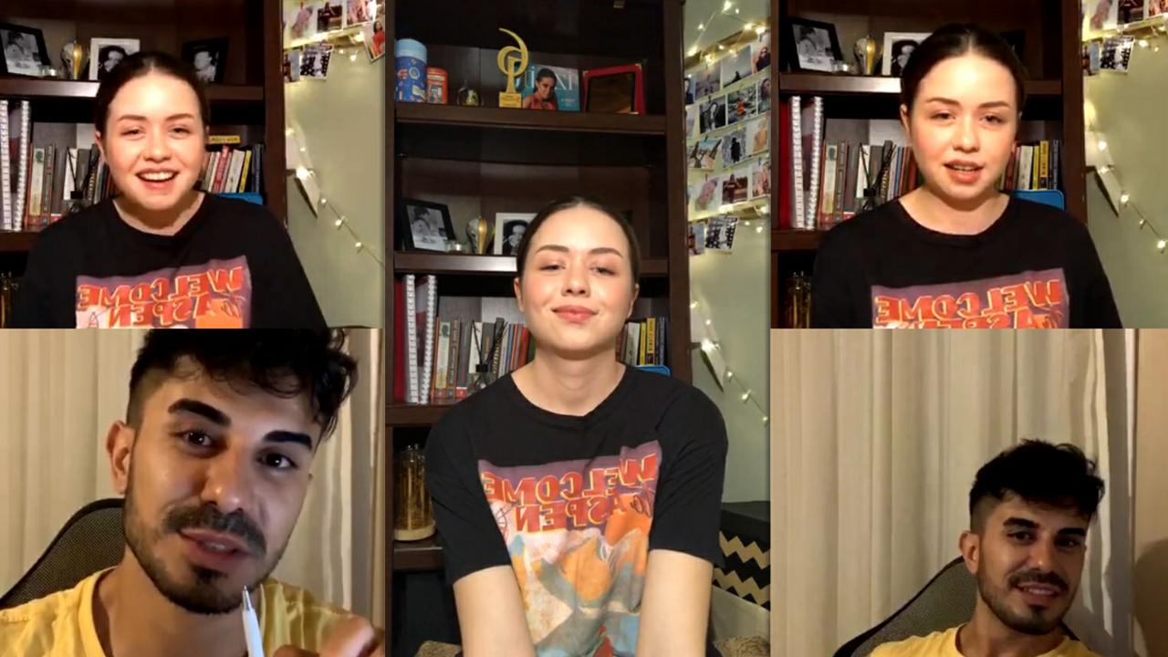 Yağmur Ün's Instagram Live Stream from May 21th 2020.