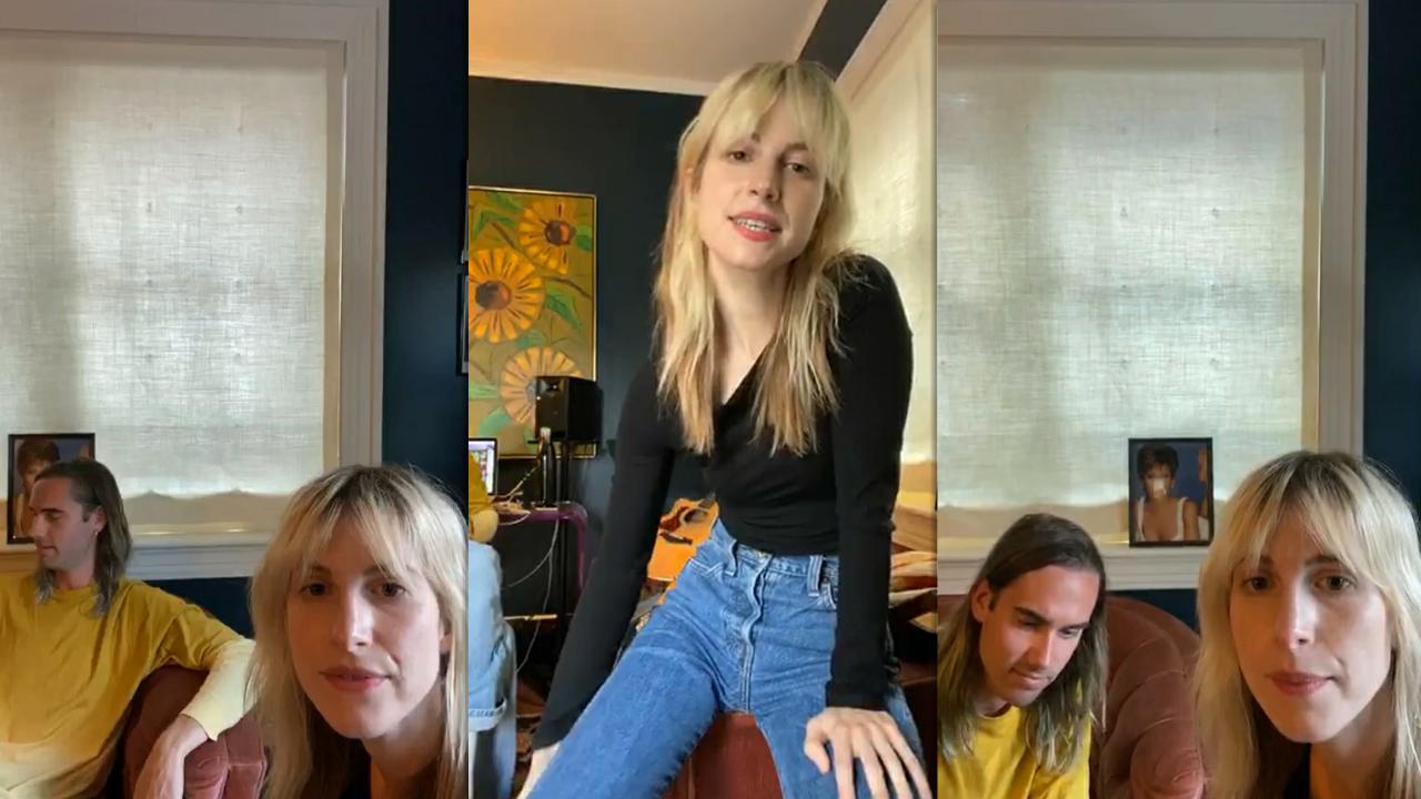 Hayley Williams Instagram Live Stream from May 8th 2020.