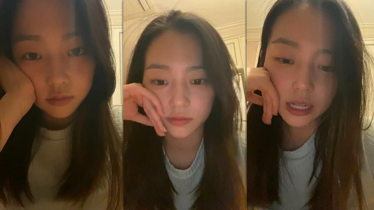 Yeeun's Instagram Live Stream from May 13th 2020.