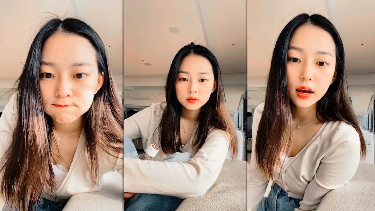 Yeeun's Instagram Live Stream from May 17th 2020.