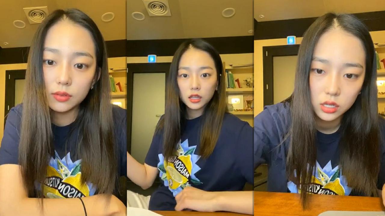 Yeeun's Instagram Live Stream from May 7th 2020.