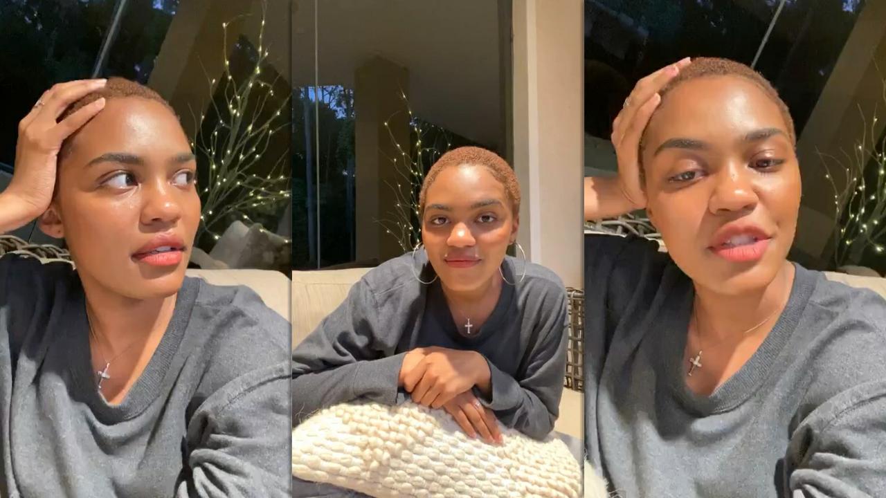 China Anne McClain's Instagram Live Stream from June 10th 2020.