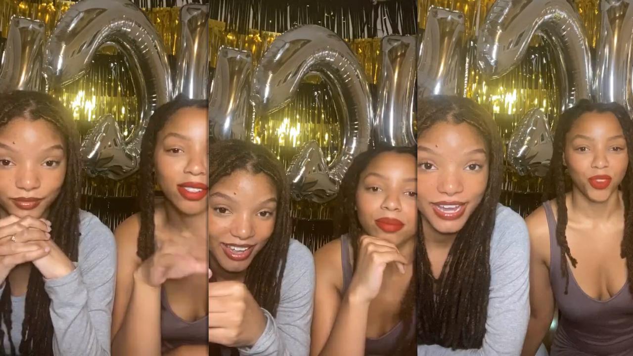 Chloe x Halle's Instagram Live Stream from June 11th 2020.