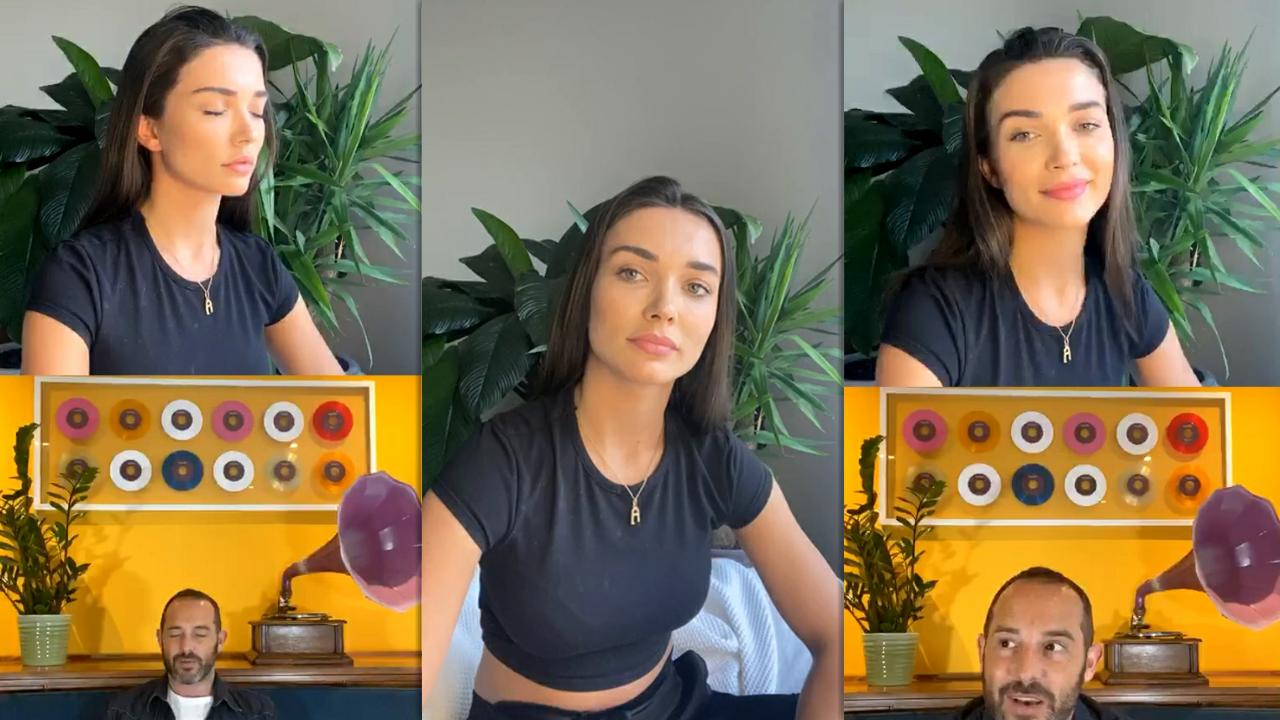 Amy Jackson's Instagram Live Stream from June 4th 2020.