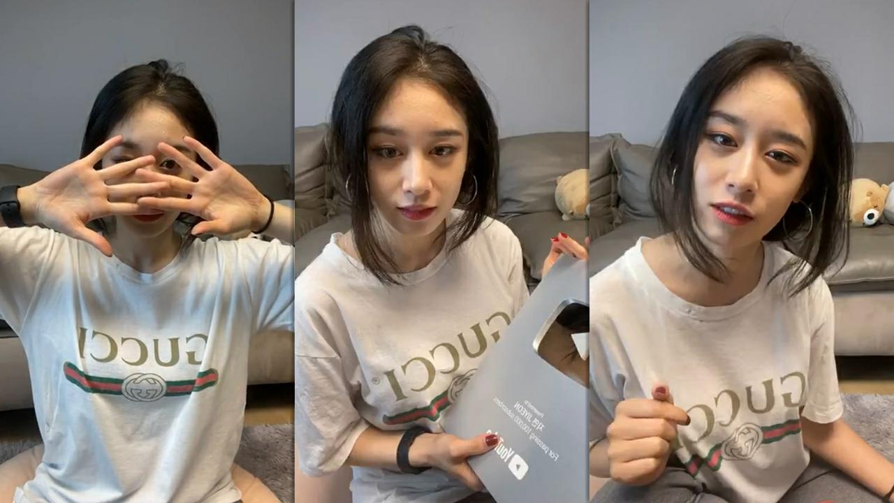 Park Ji-yeon's Instagram Live Stream from June 8th 2020.
