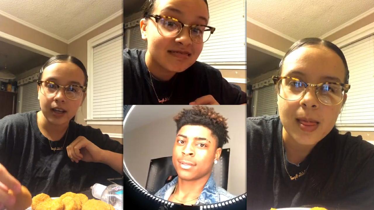 Dominique Adelise Melendez aka LIDDLENIQUE's Instagram Live Stream from June 4th 2020.