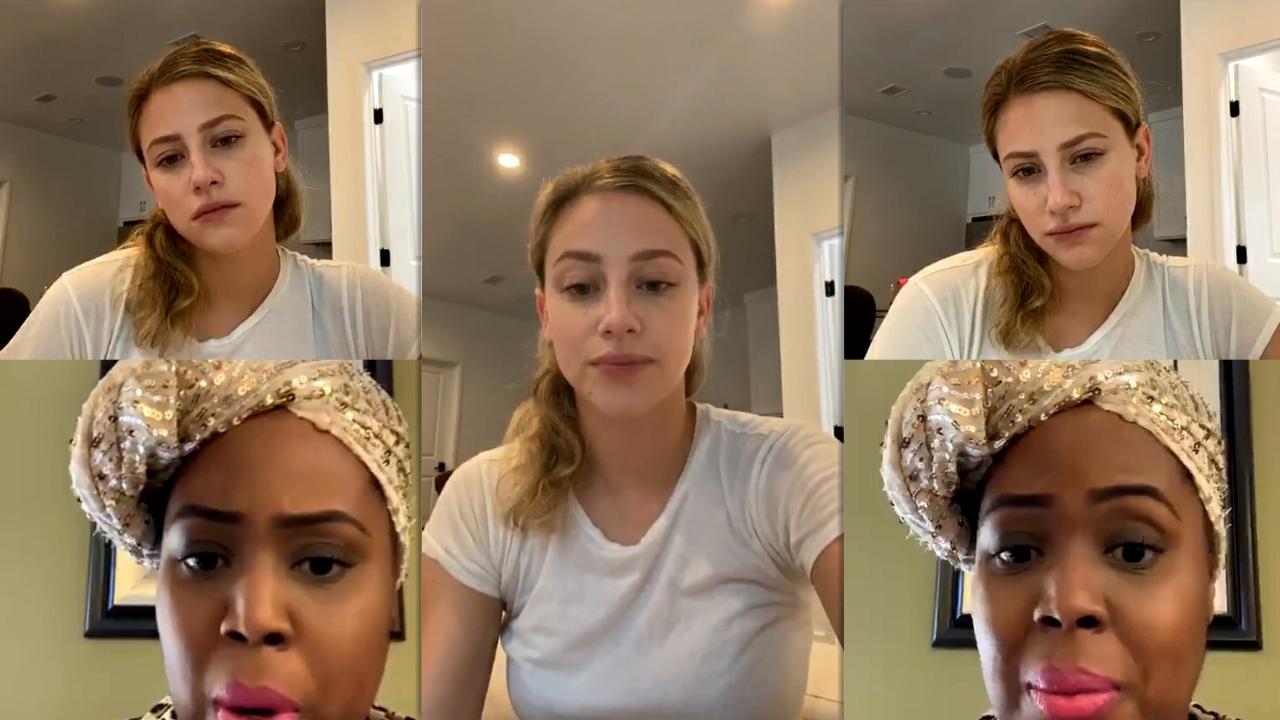 Lili Reinhart's Instagram Live Stream from June 5th 2020.