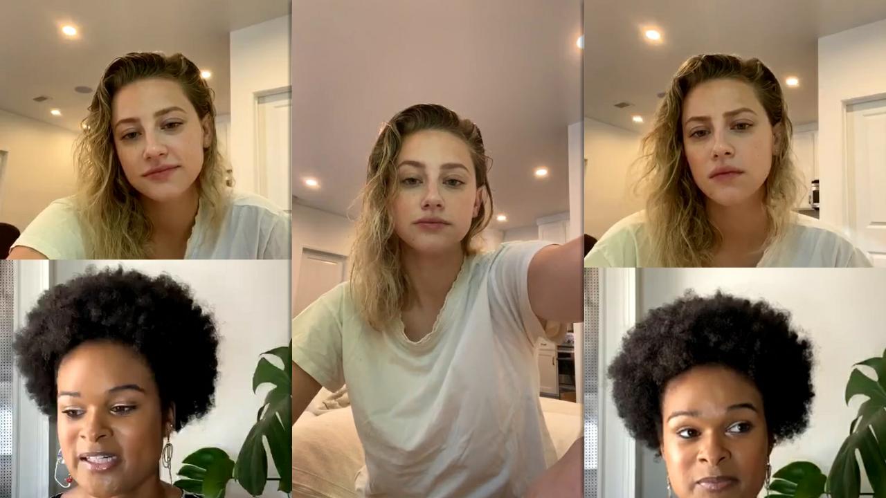 Lili Reinhart's Instagram Live Stream from June 8th 2020.