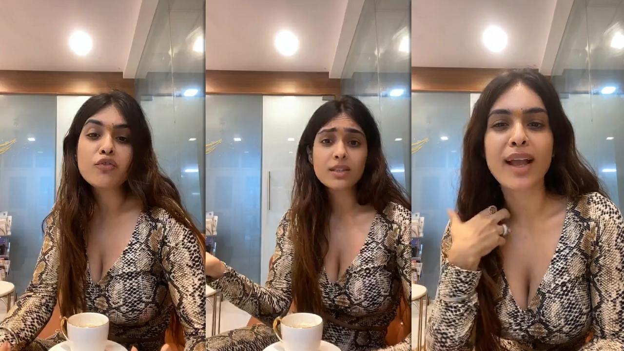 Neha Malik's Instagram Live Stream from June 15th 2020.