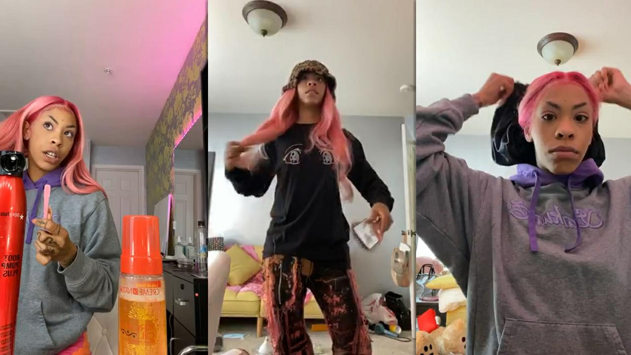 Rico Nasty's Instagram Live Stream from June 8th 2020.