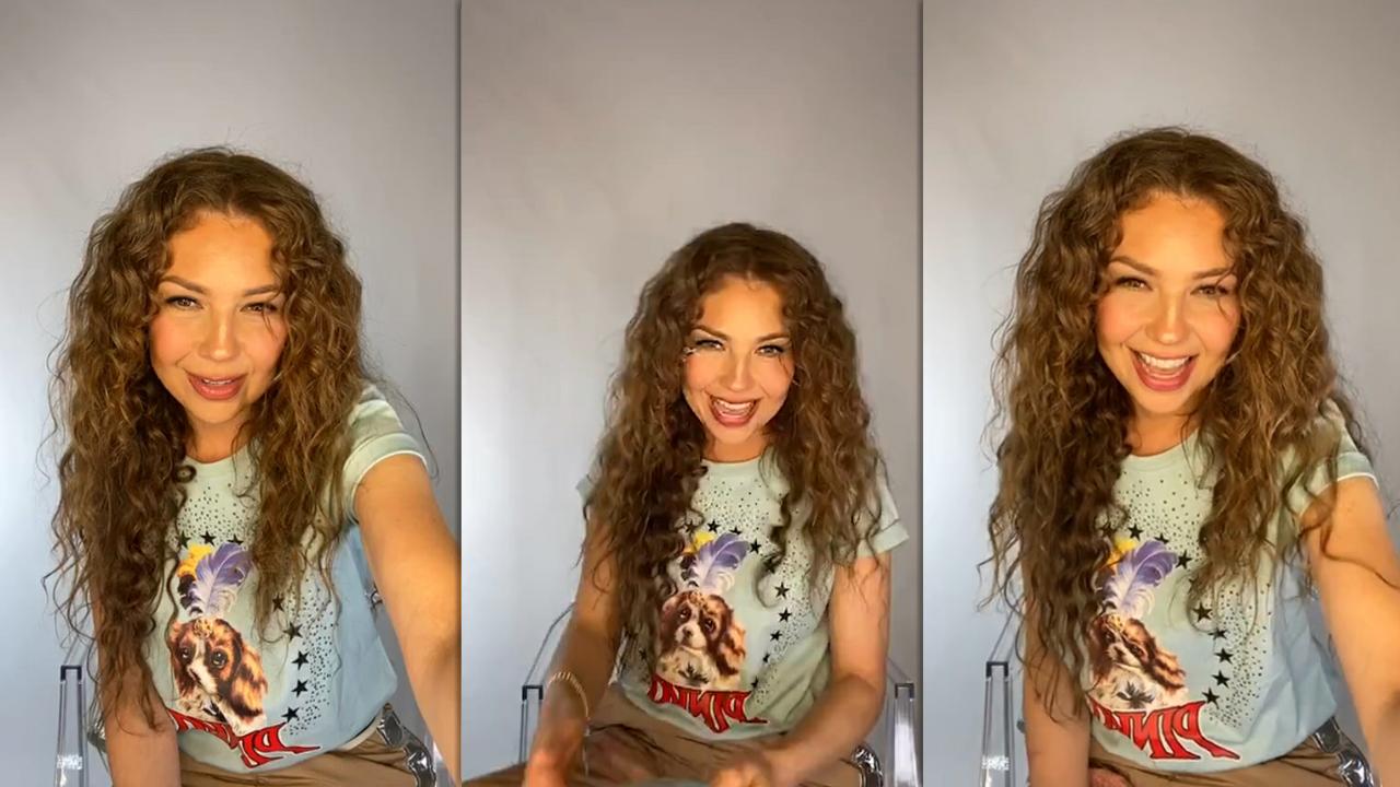 Thalía 's Instagram Live Stream from June 9th 2020.