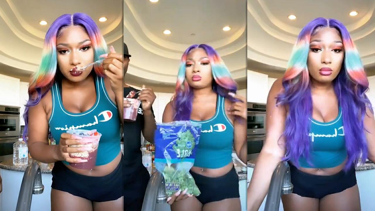 Megan Thee Stallion's Instagram Live Stream from June 14th 2020.