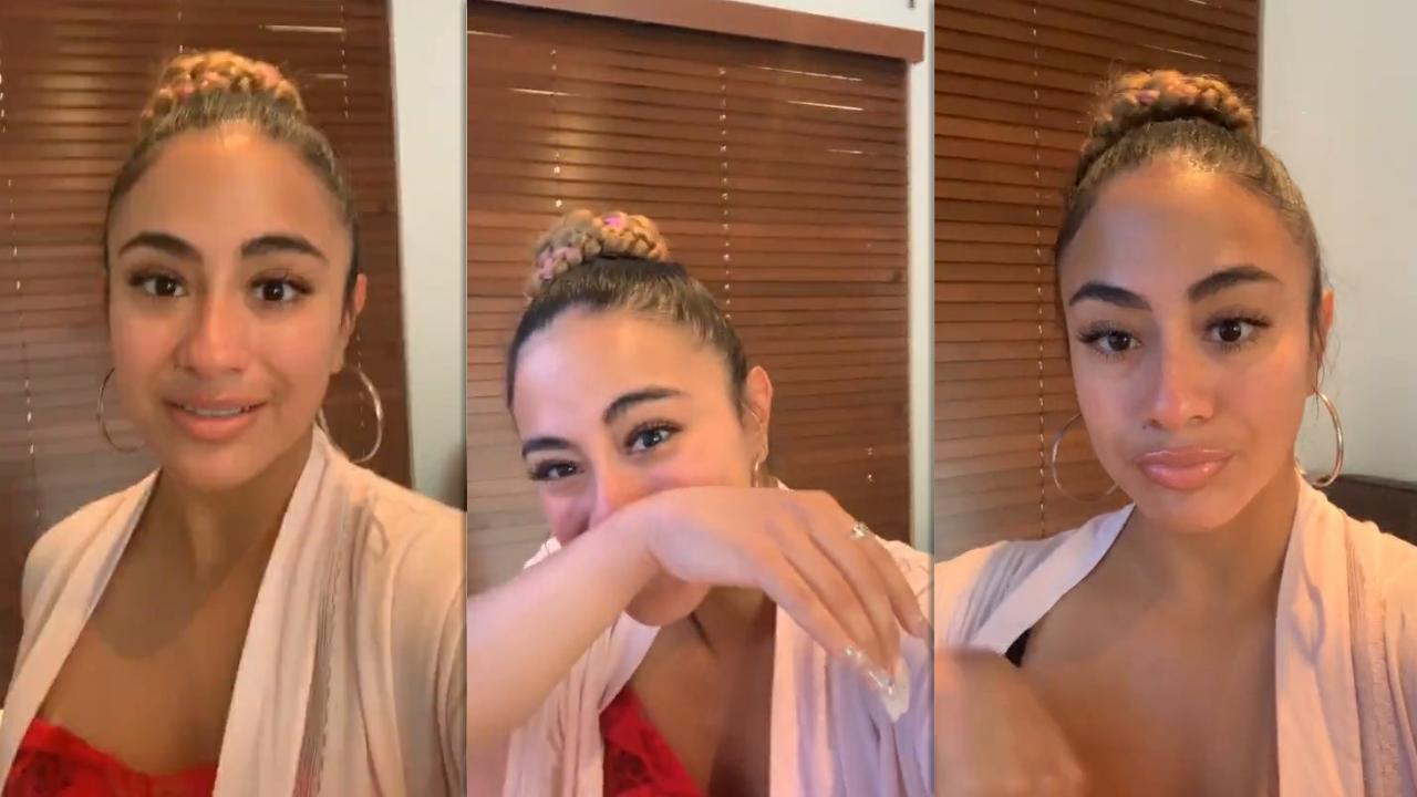 Ally Brooke's Instagram Live Stream July 17th 2020.