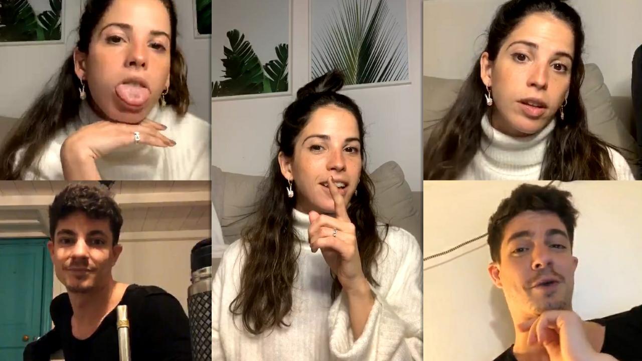 Candelaria Molfese's Instagram Live Stream from July 9th 2020.