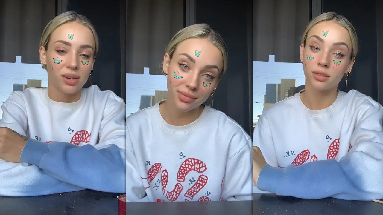 Charly Jordan's Instagram Live Stream from July 3rd 2020.