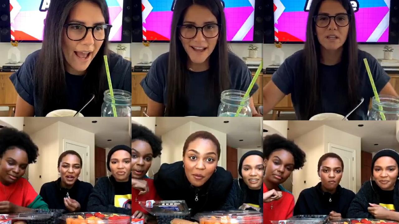 China Anne McClain's Instagram Live Stream with her sisters from July 9th 2020.