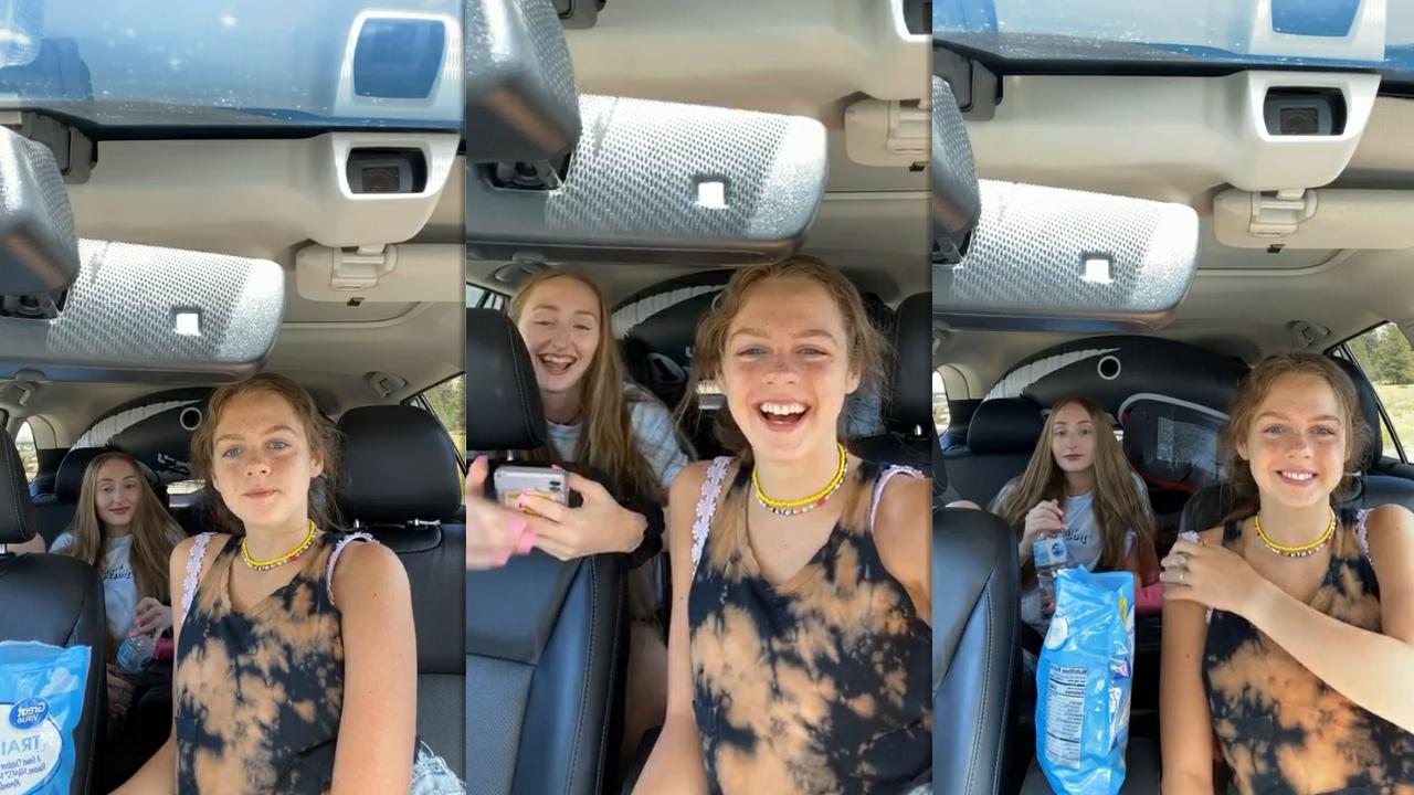 Gracie K's Instagram Live Stream from July 12th 2020.