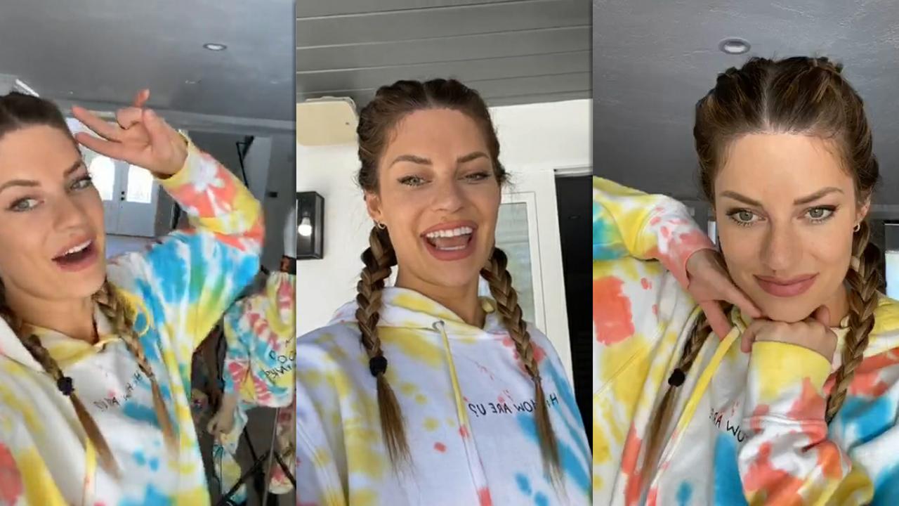 Hannah Stocking's Instagram Live Stream from July 30th 2020.