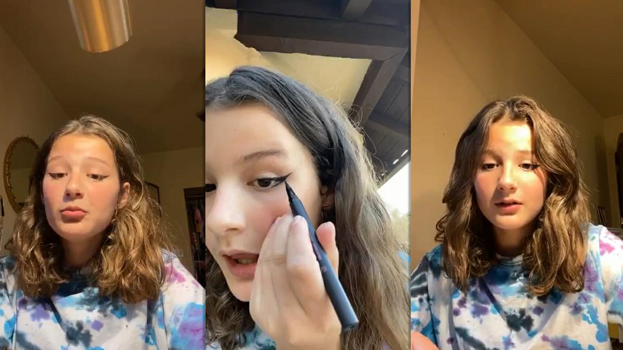 Hayley LeBlanc's Instagram Live Stream from July 9th 2020.