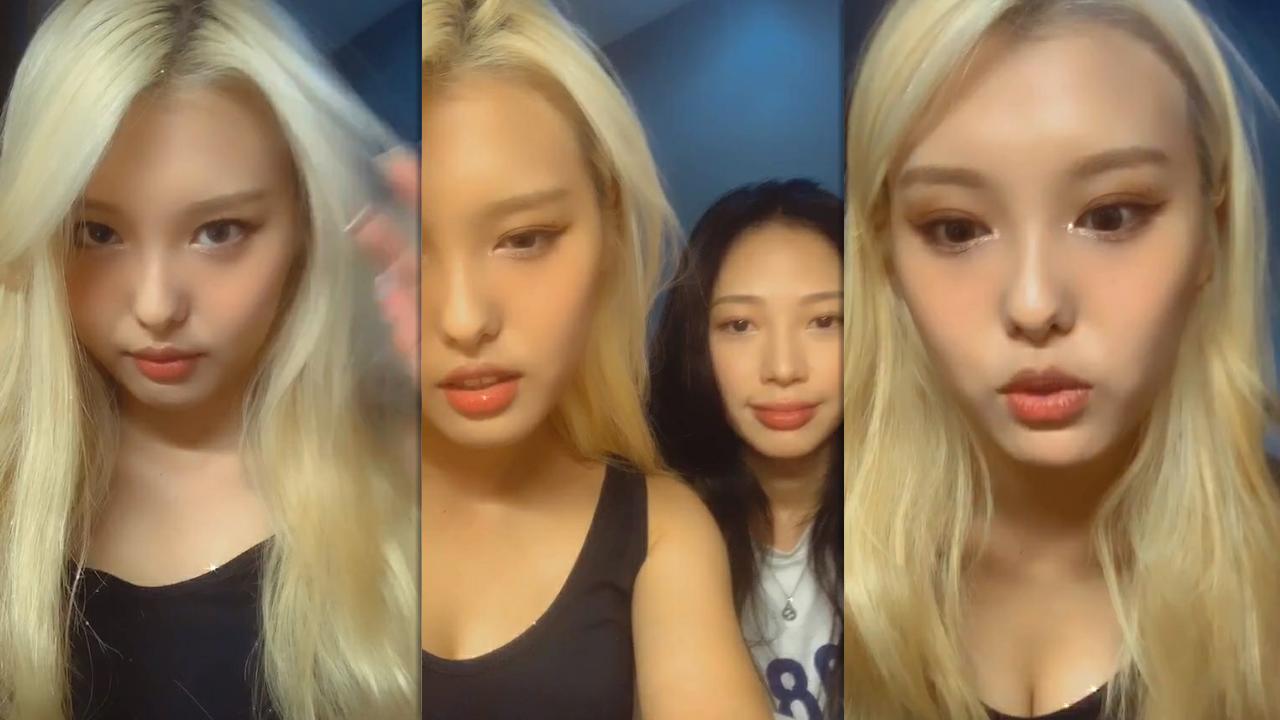 Ahin (MOMOLAND)'s Instagram Live Stream from July 19th 2020.