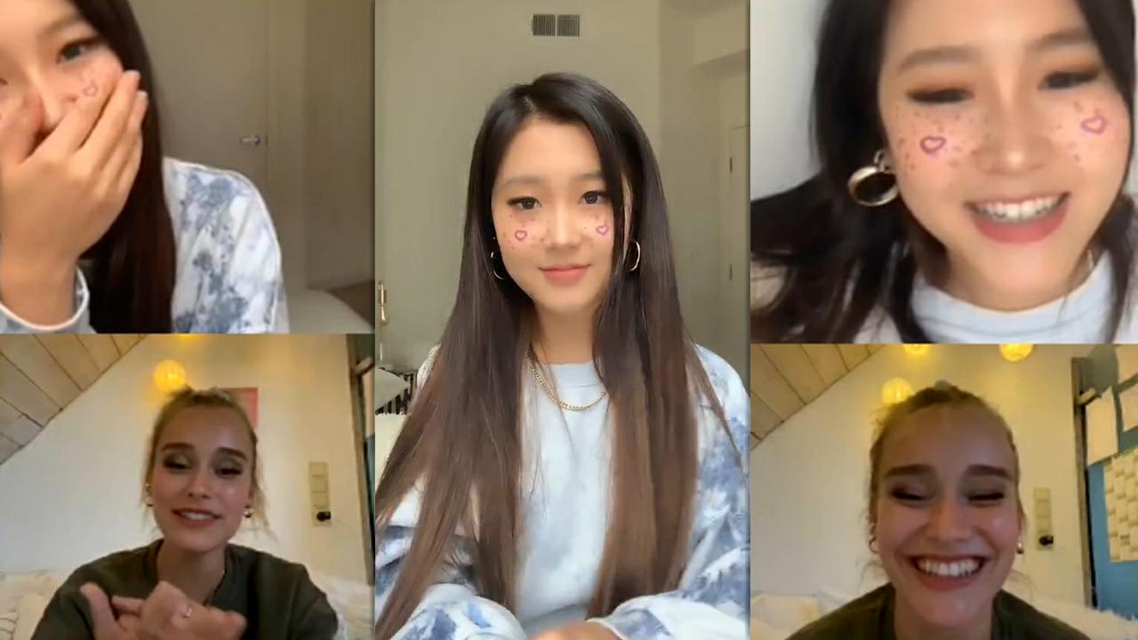 Heyoon Jeong's Instagram Live Stream with Sina Deinert from July 23th 2020.