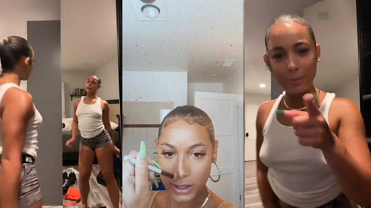 DaniLeigh's Instagram Live Stream from July 9th 2020.