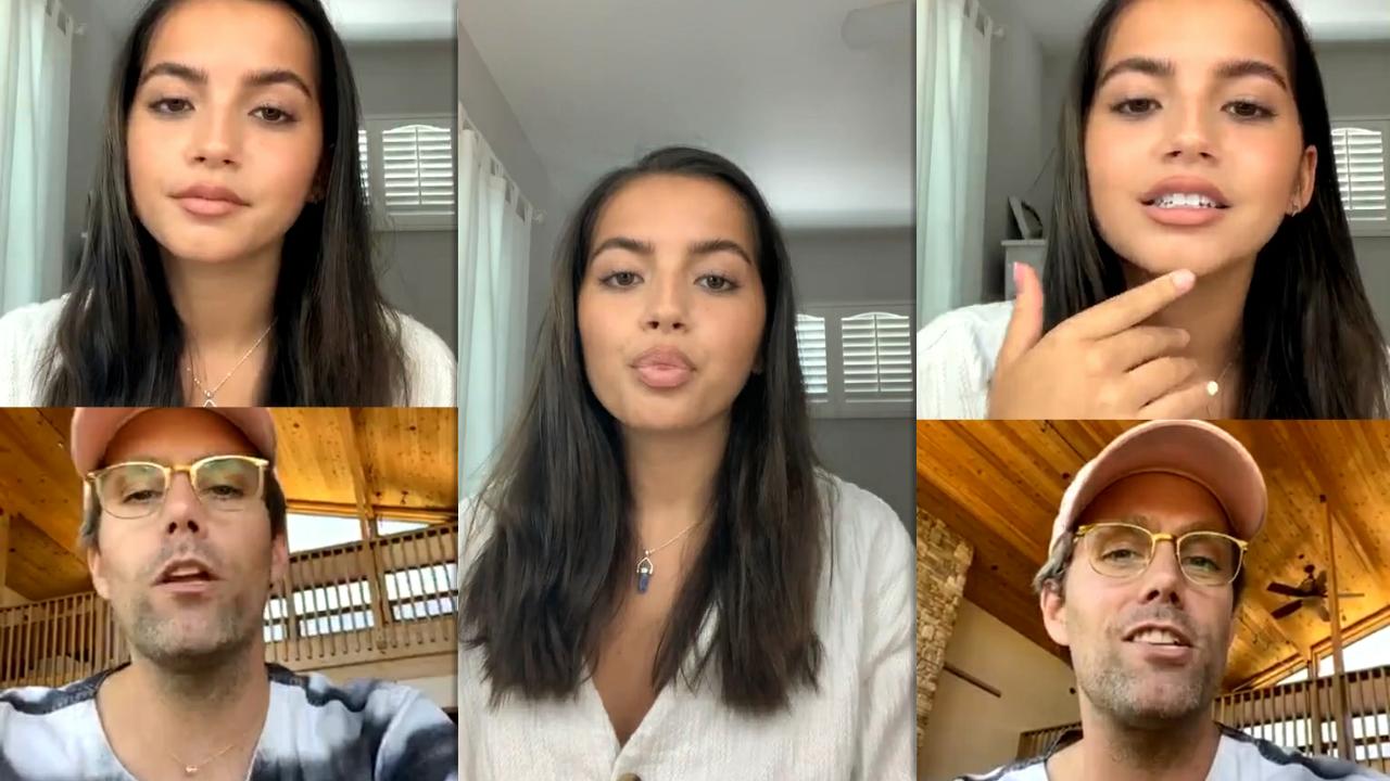 Isabela Merced (Moner)'s Instagram Live Stream from July 8th 2020.