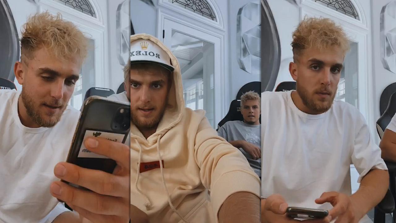 Jake Paul's Instagram Live Stream from July 24th 2020.