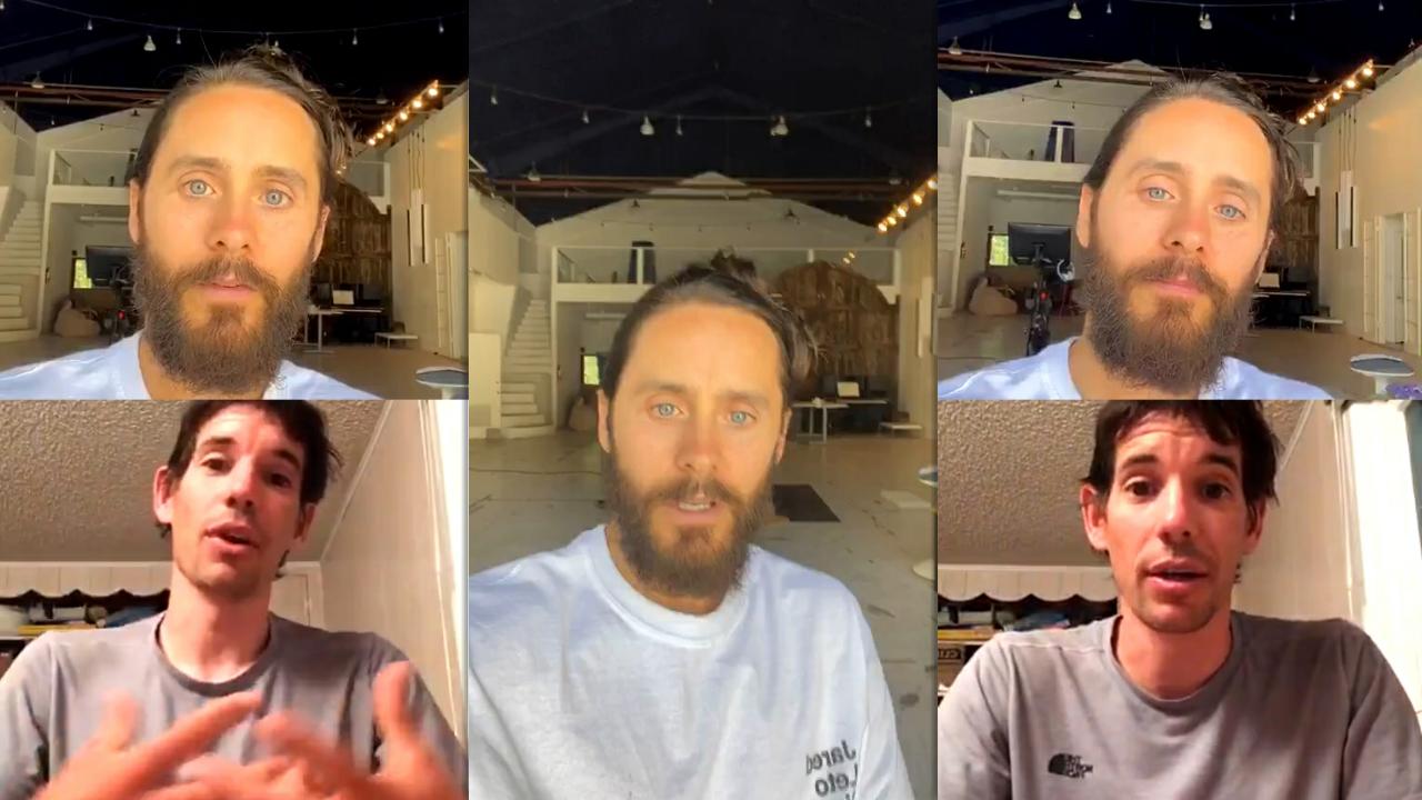 Jared Leto's Instagram Live Stream from July 15th 2020.