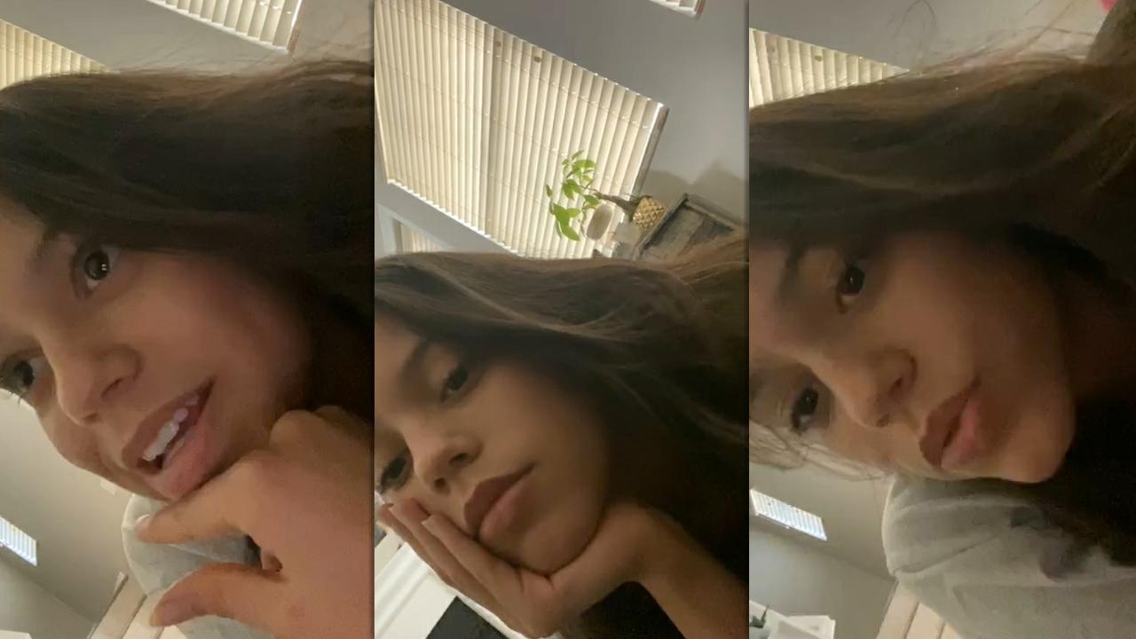 Jenna Ortega Instagram Live Stream 14 July 2020 Ig Lives Tv