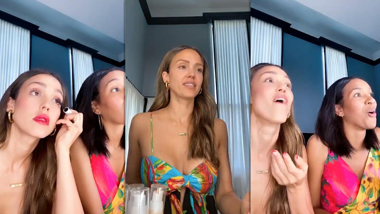 Jessica Alba's Instagram Live Stream from July 8th 2020.