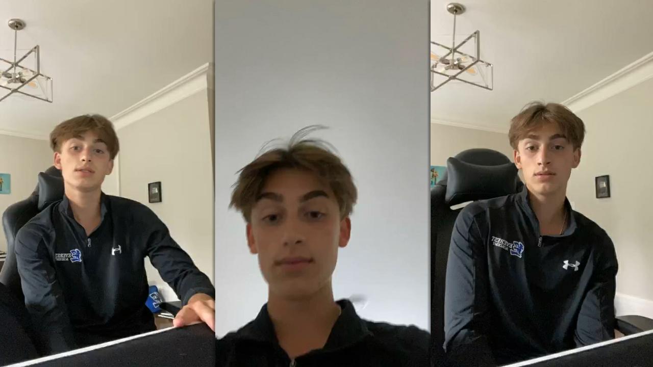 Johnny Orlando's Instagram Live Stream from July 19th 2020.