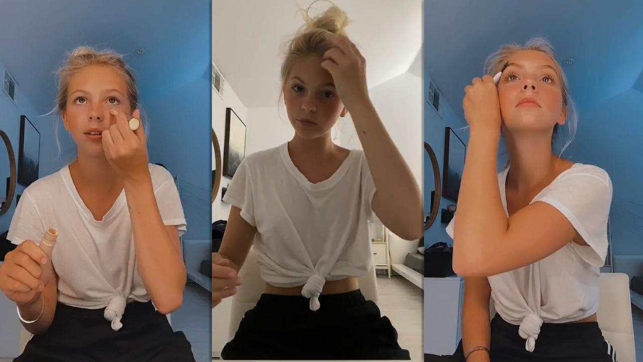 Jordyn Jones Instagram Live Stream from July 4th 2020.