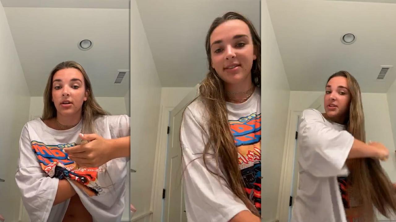 Kendall Vertes Instagram Live Stream from July 5th 2020.