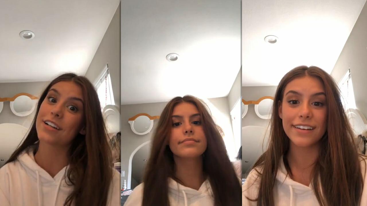 Madisyn Shipman's Instagram Live Stream from July 13th 2020.
