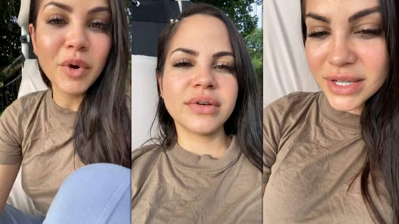 Natti Natasha's Instagram Live Stream from July 18th 2020.