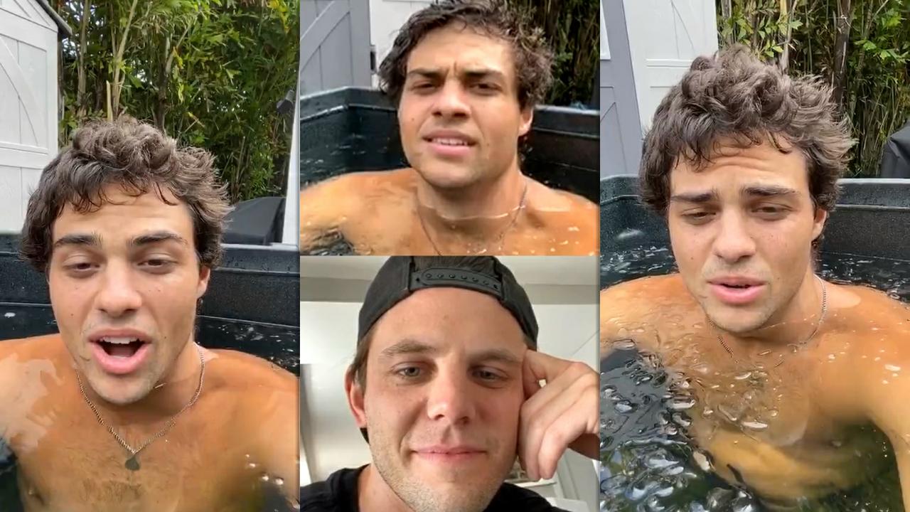 Noah Centineo's Instagram Live Stream from July 2nd 2020.