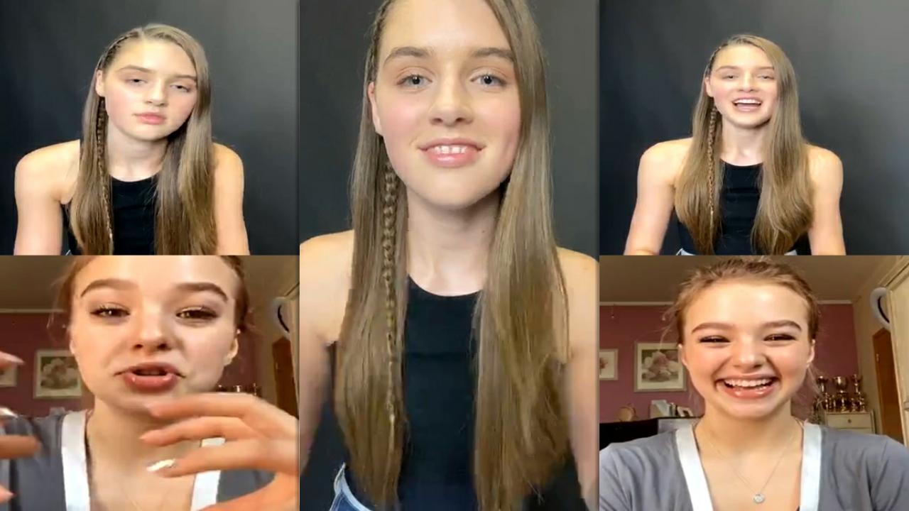Savannah Clarke's Instagram Live Stream with Sofya Plotnikova from July 11th 2020.
