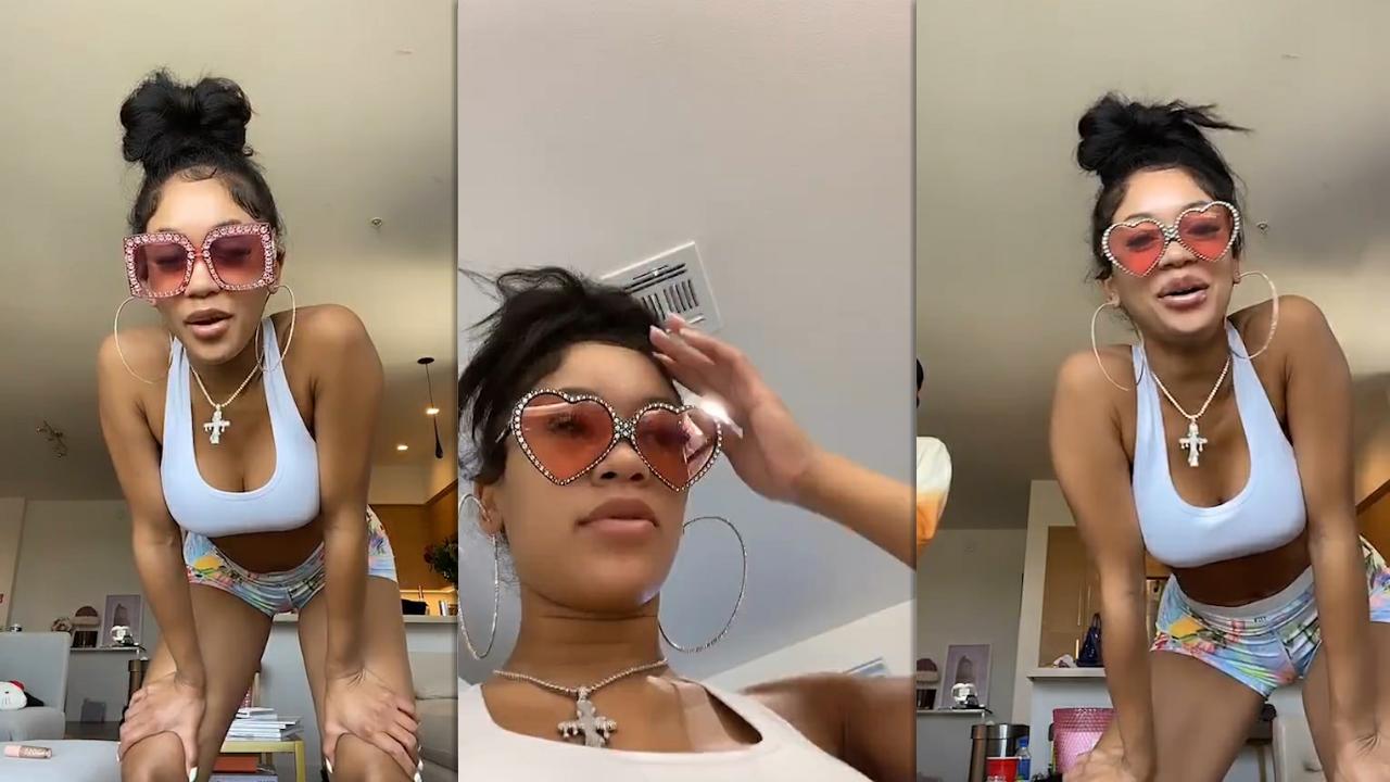 Saweetie's Instagram Live Stream from July 24th 2020.