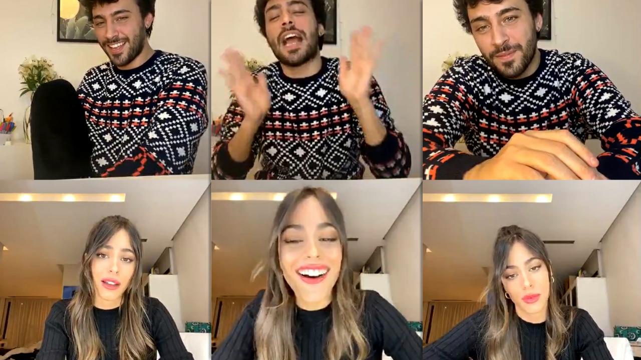 Martina "TINI" Stoessel's Instagram Live Stream with Lizardo Ponce from July 17th 2020.