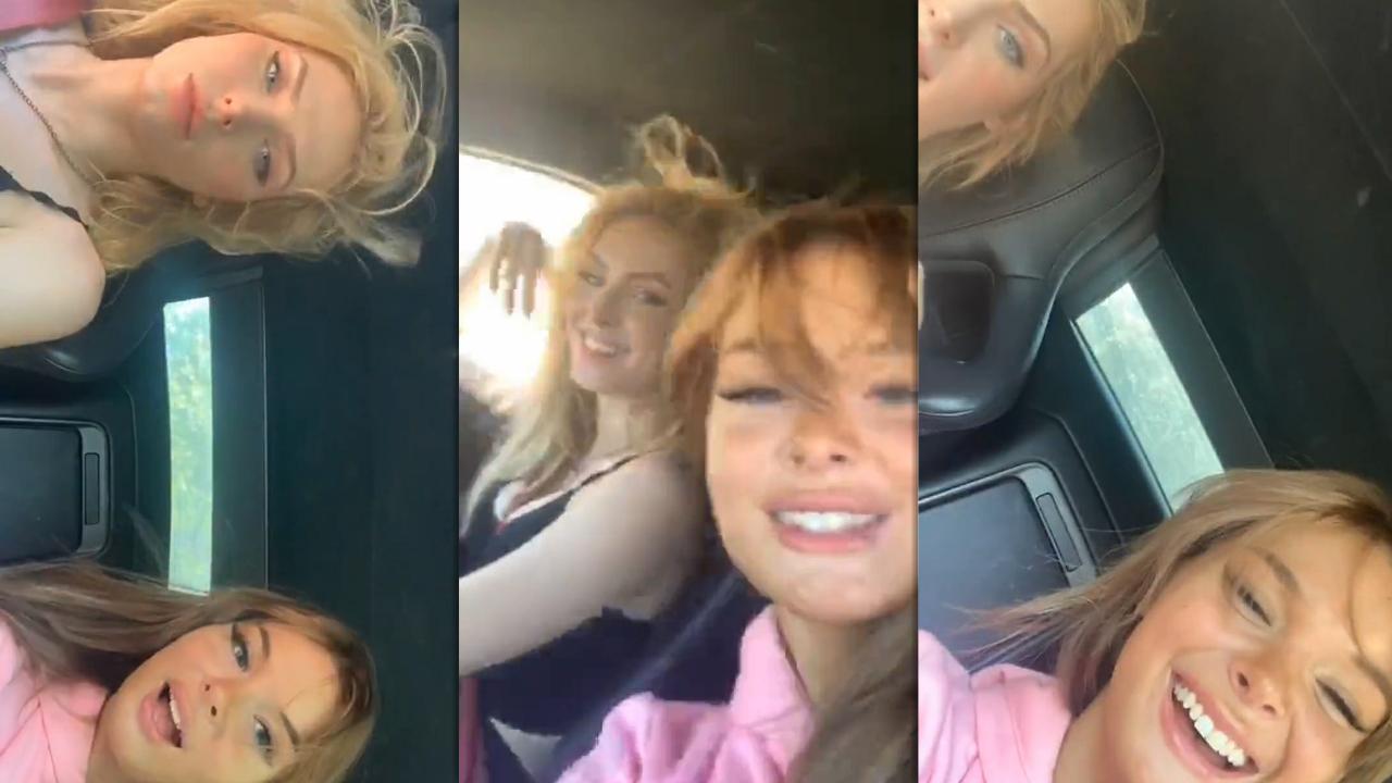 Brighton Sharbino's Instagram Live Stream with her sister Saxon Sharbino from August 17th 2020.