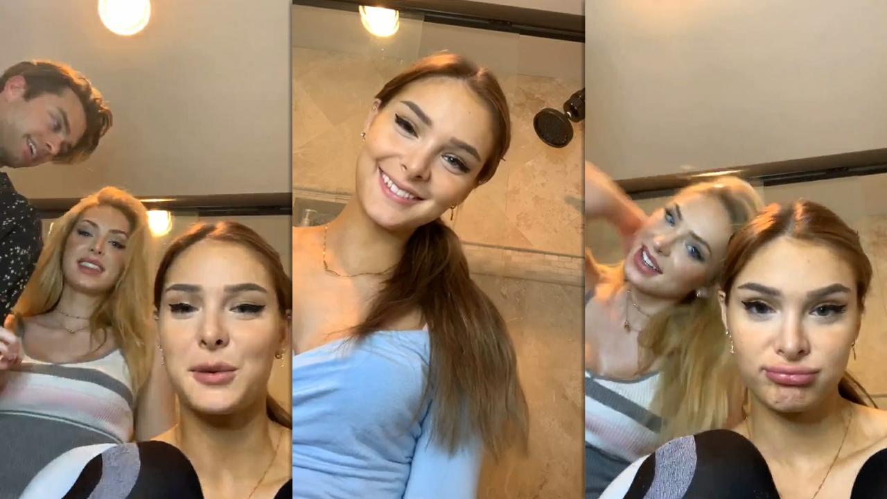 Brighton Sharbino's Instagram Live Stream with her sister Saxon from August 30th 2020.