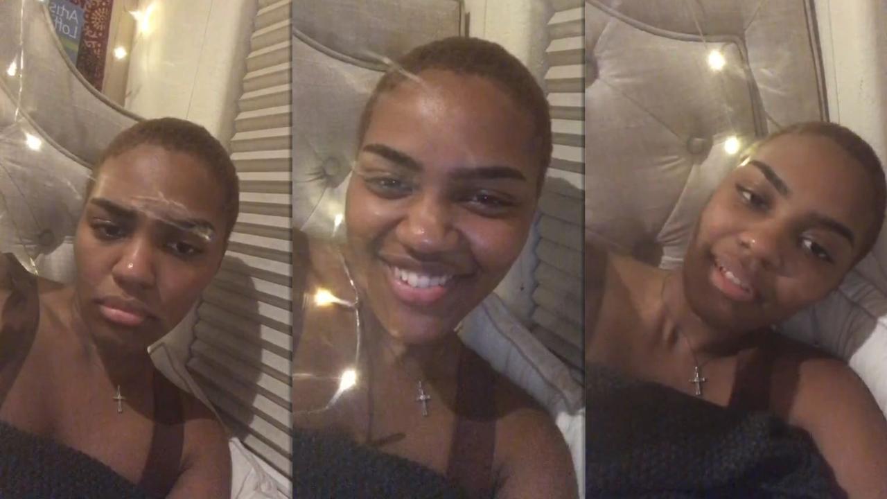 China Anne McClain's Instagram Live Stream from August 4th 2020.