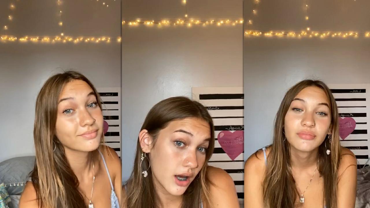 Hali'a Beamer's Instagram Live Stream from August 5th 2020.