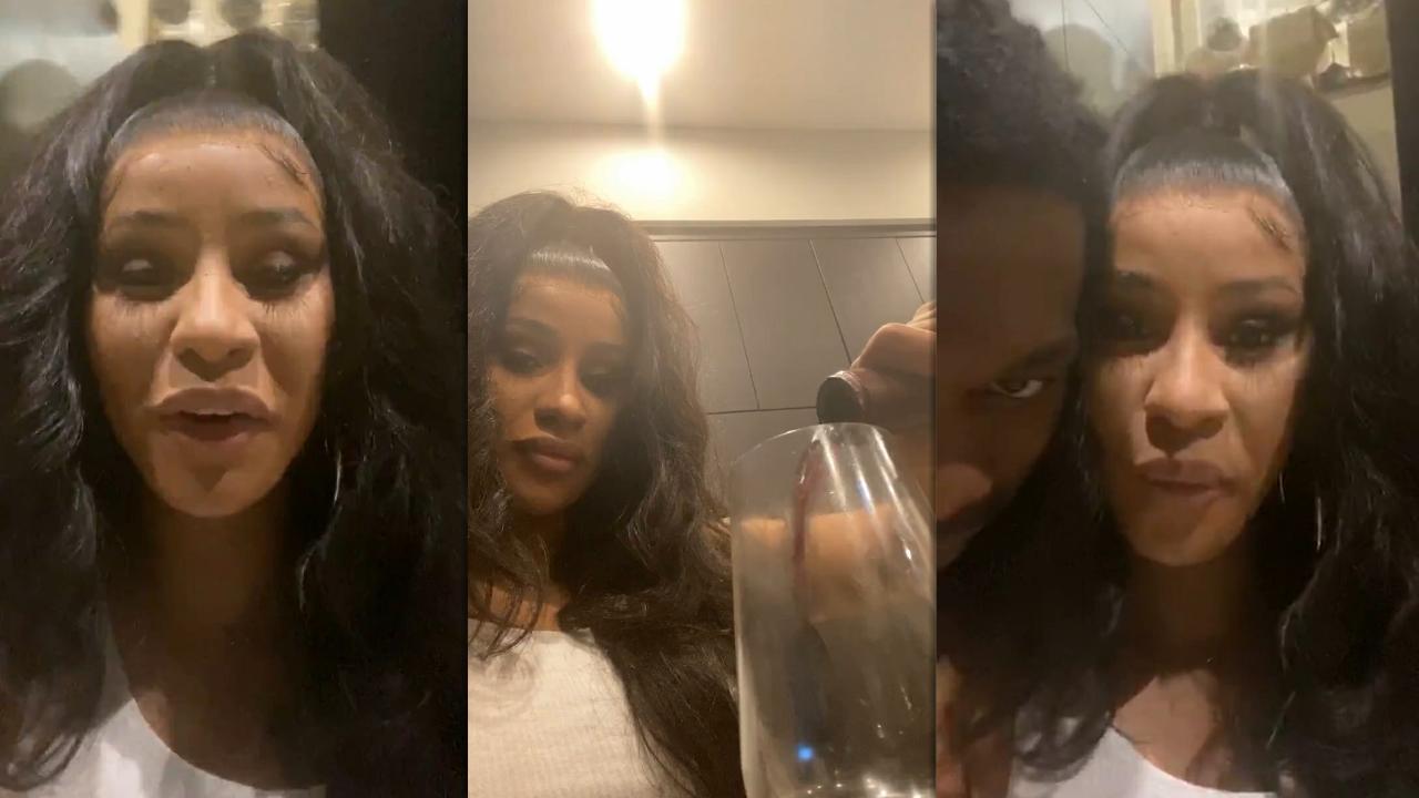 Cardi B's Instagram Live Stream from August 21th 2020.