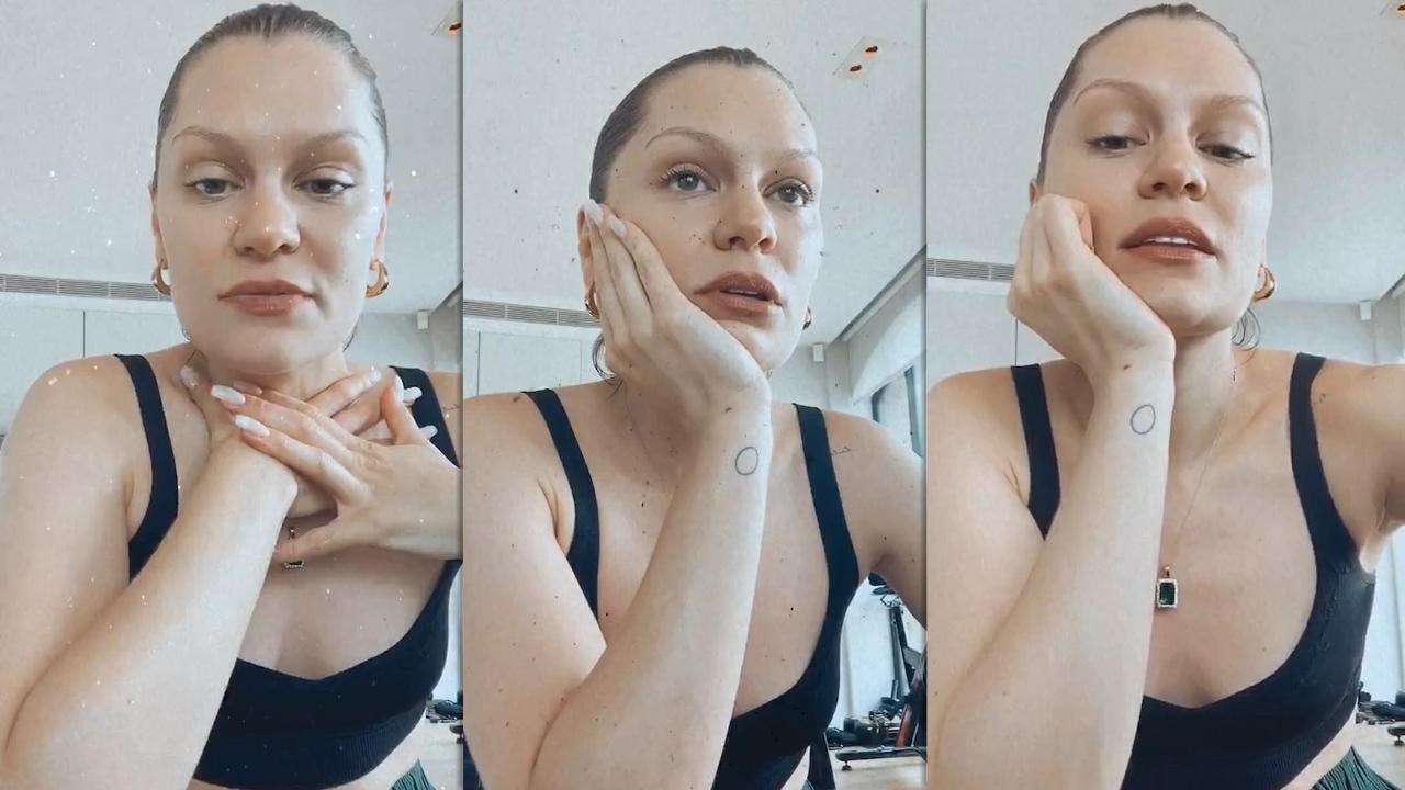 Jessie J's Instagram Live Stream from August 30th 2020.